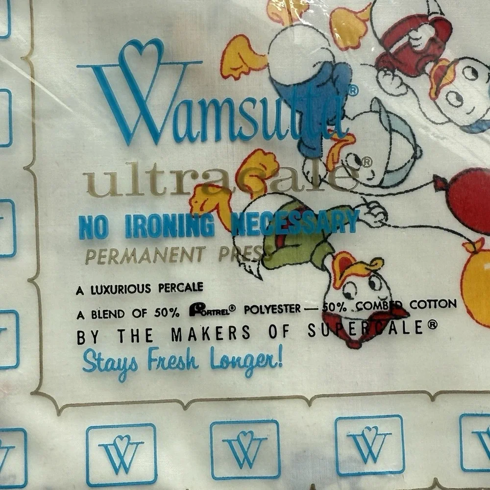 Wamsutta Ultracale VINTAGE Mickey‎ & His Friends Twin Flat And Fitted NEW In Pkg